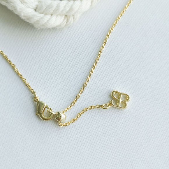 Alicia Bonnie Football Gold Orange Gold Sandstone Necklace - Picture 4 of 4